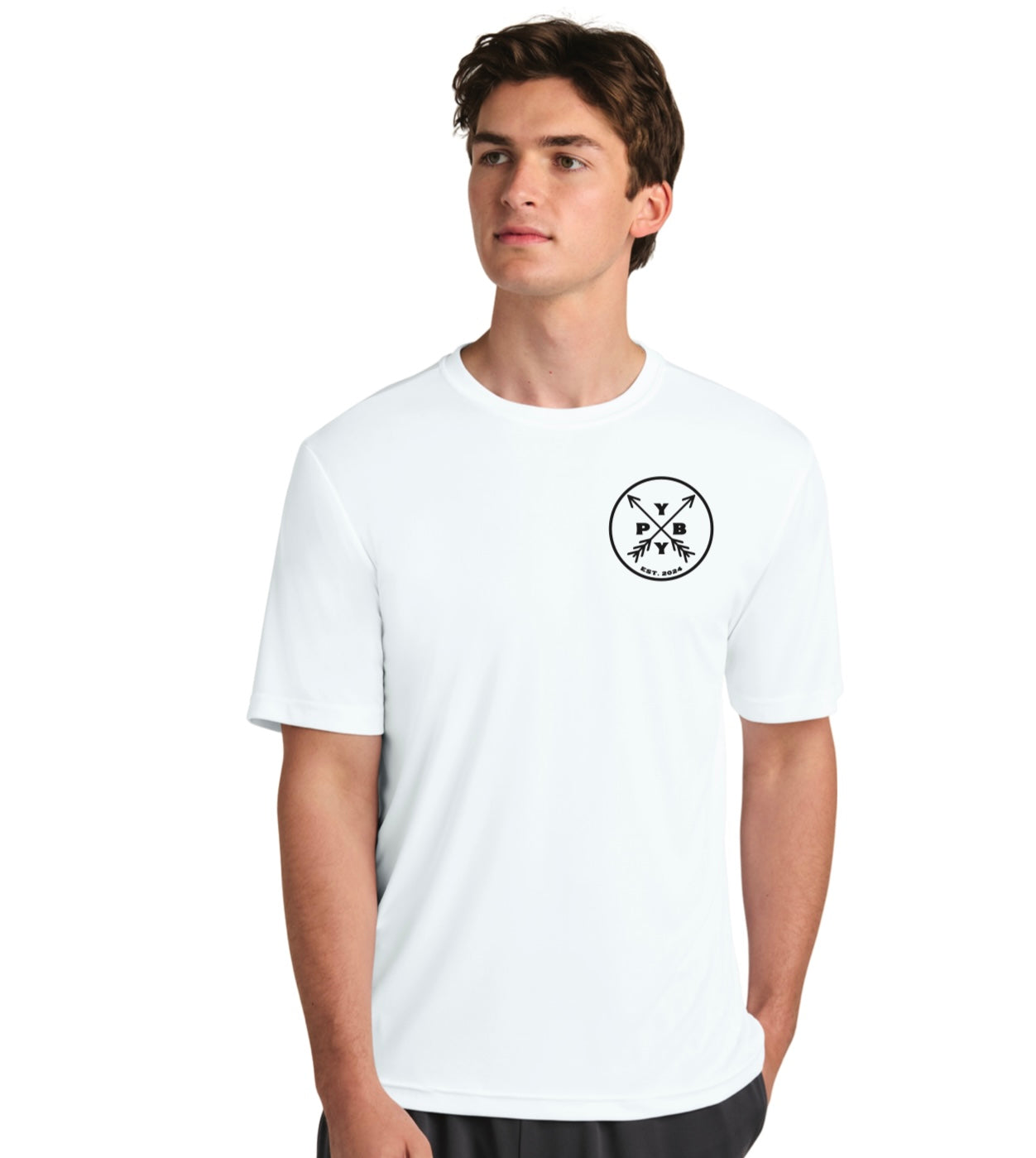 Tiger Performance Tee White Short Sleeve