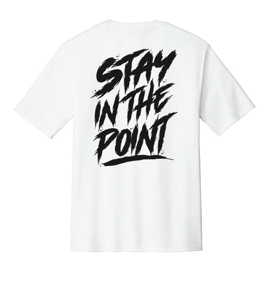 Stay In The Point Performance Tee White Short Sleeve