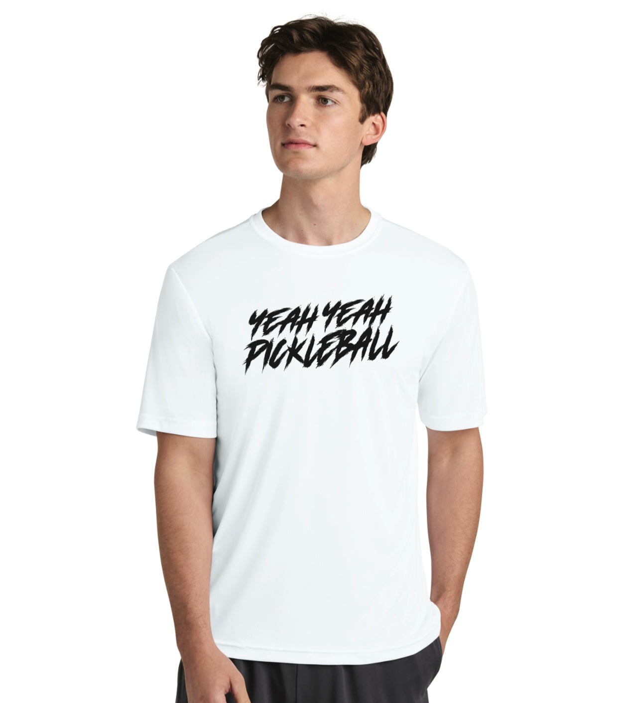 Stay In The Point Performance Tee White Short Sleeve