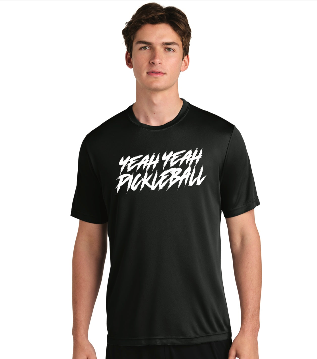 Stay In The Point Performance Tee Black Short Sleeve