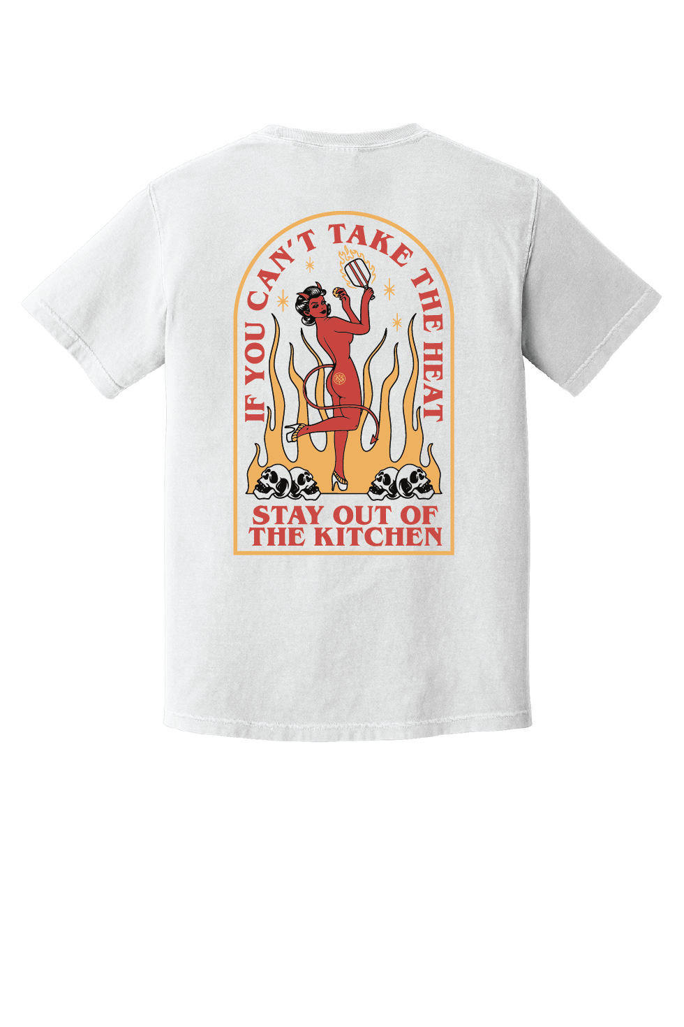 Little Devil Tee White Short Sleeve